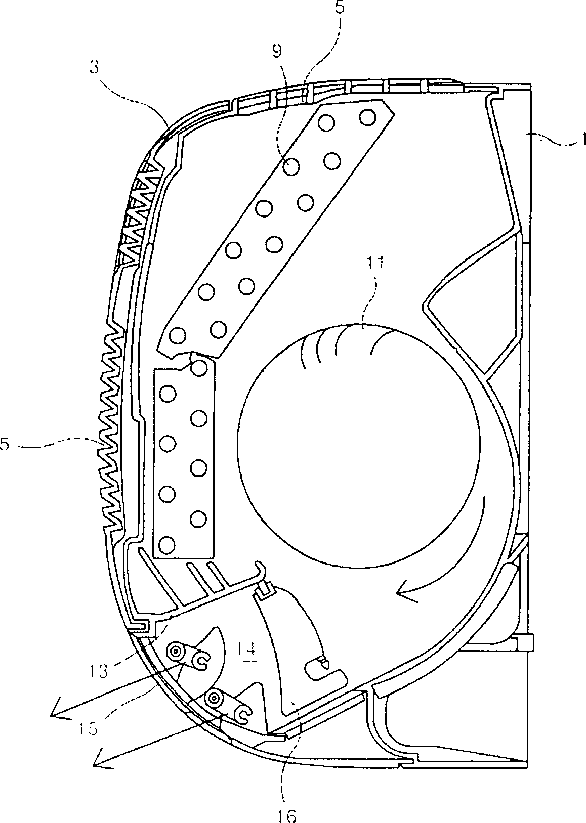 Control method for front panel driving of air conditioner