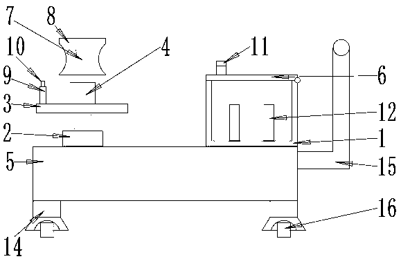 Yarn guide transmission mechanism for chemical fiber production