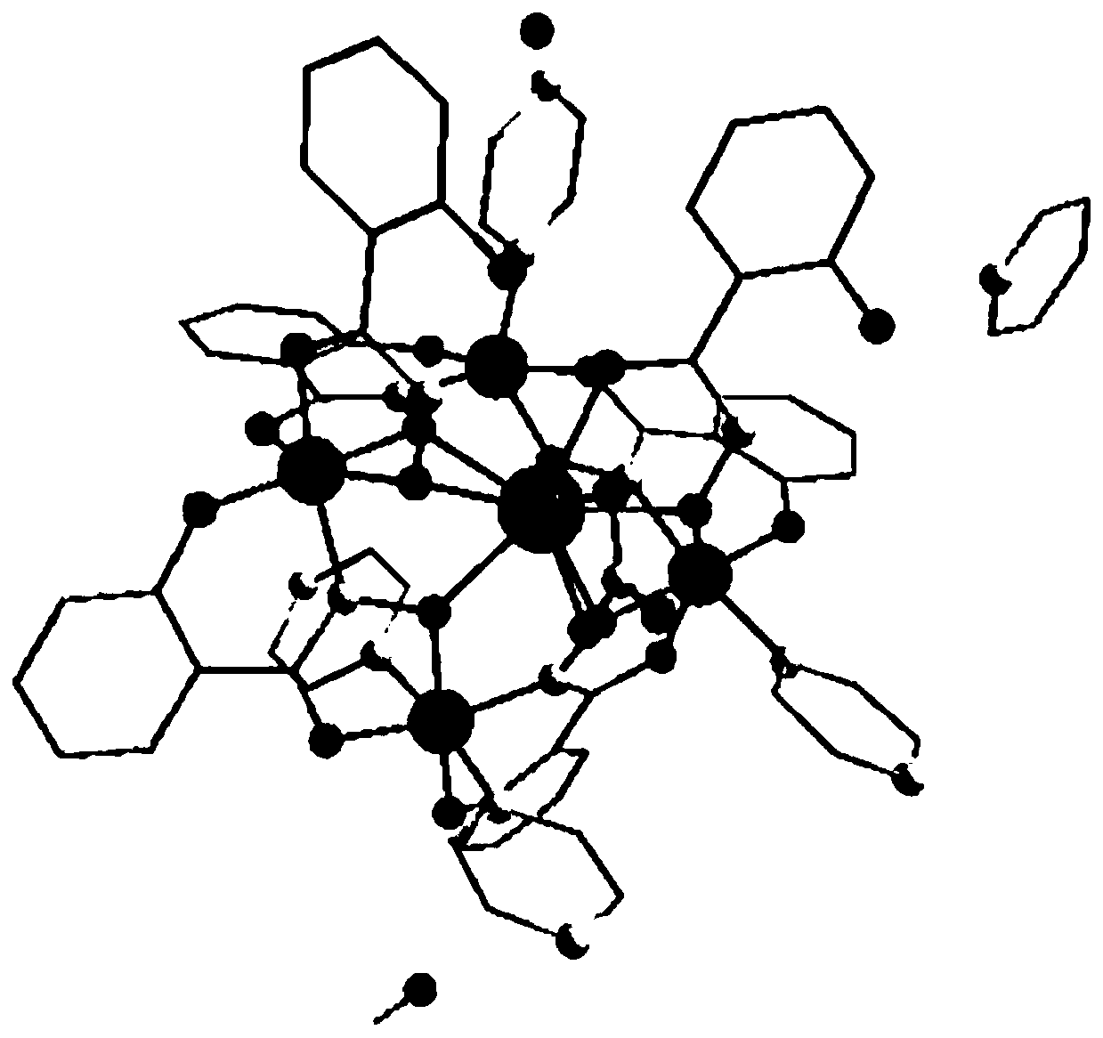 Method for preparing metal crown ether single-molecular magnets