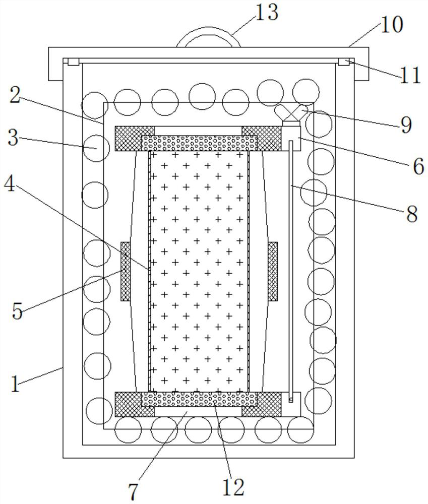 Triaxial test saturated sample loading method for soil