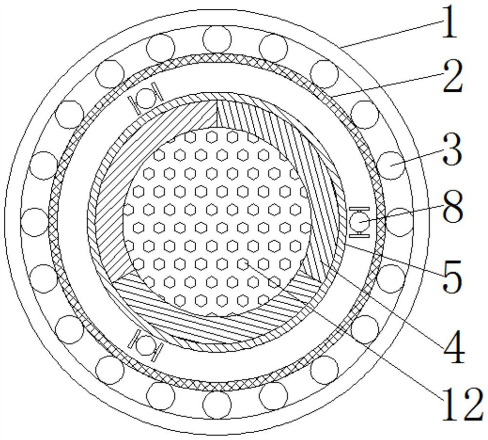 Triaxial test saturated sample loading method for soil