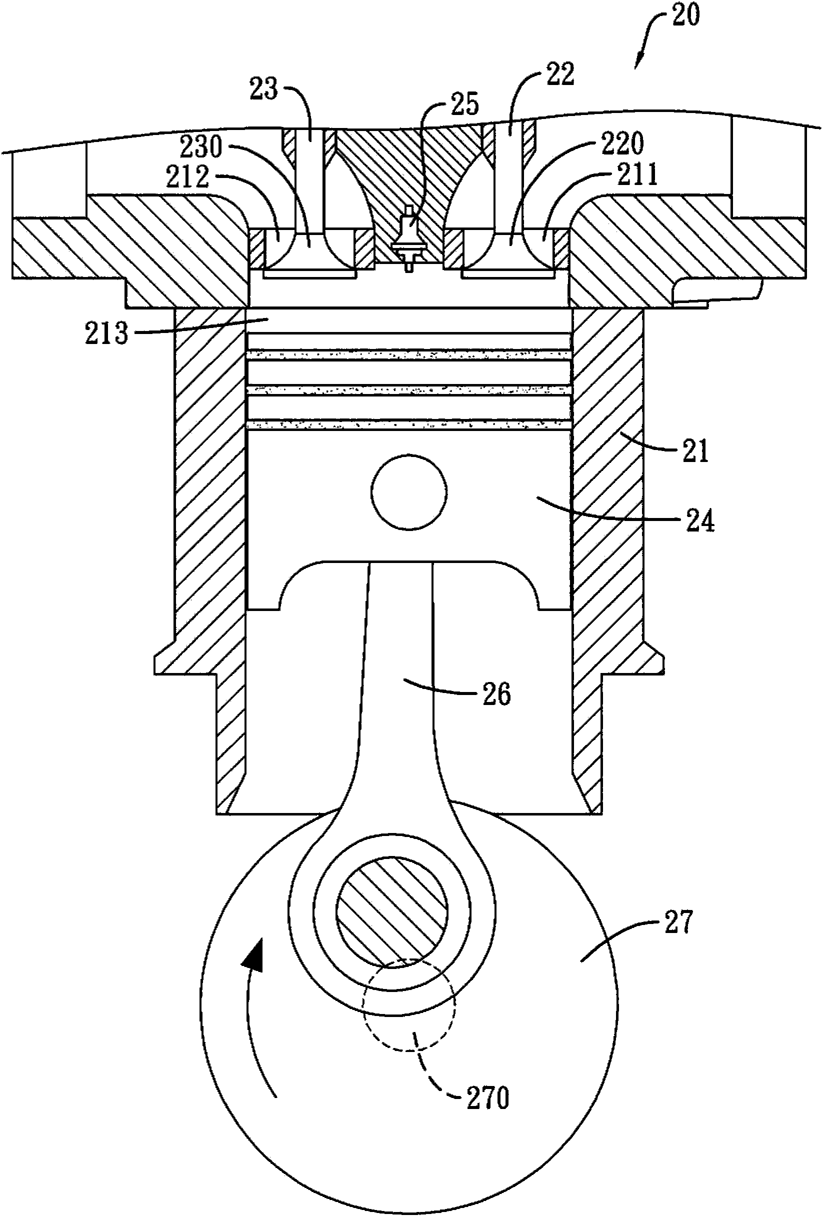 Control method for reducing engine starting torsion