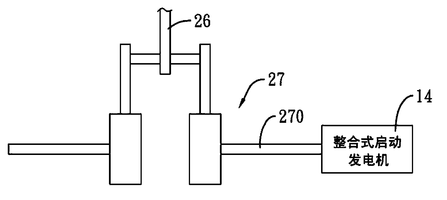 Control method for reducing engine starting torsion