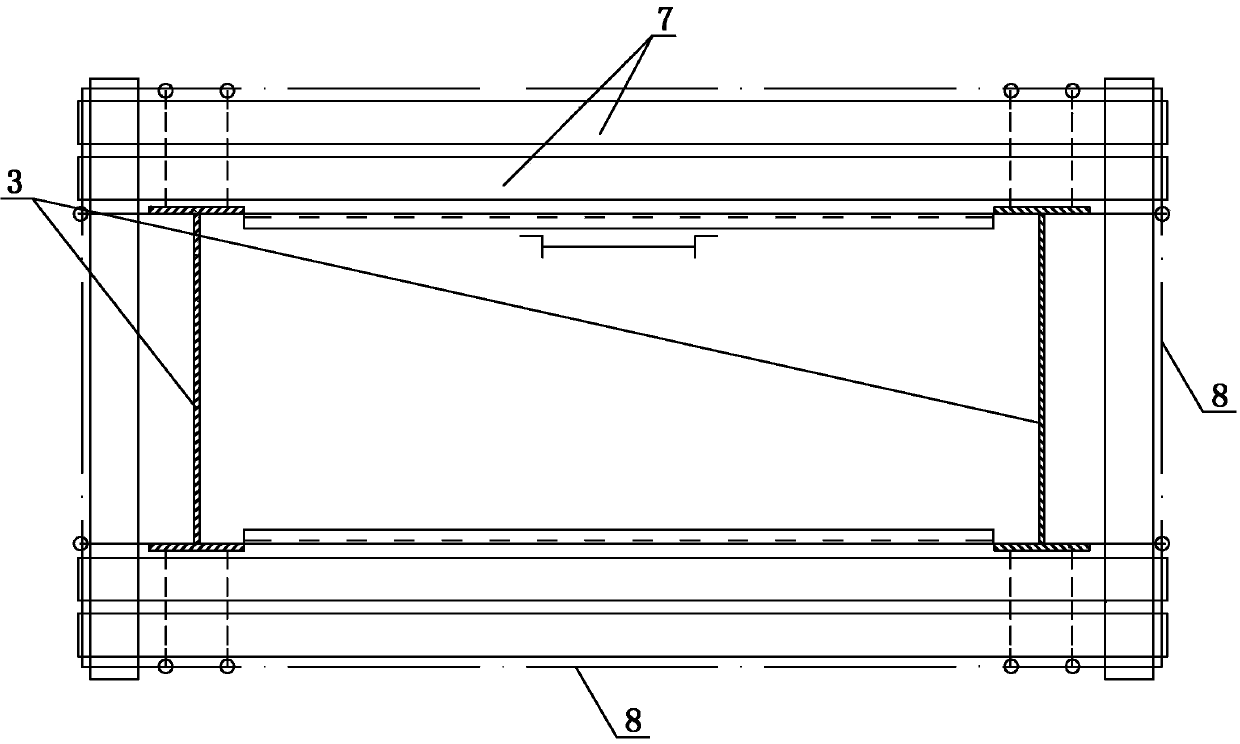 Installation method for steel skeleton of large steel structure factory building