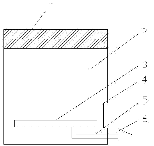 Plastic packing box for storing toilet paper