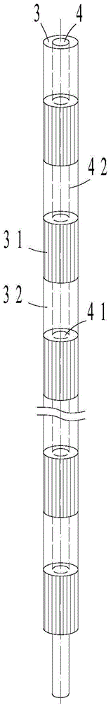 Control rod and control rod assembly capable of flattening core axial power distribution