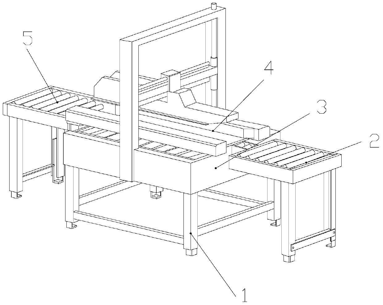 Carton sealing glue code spraying equipment