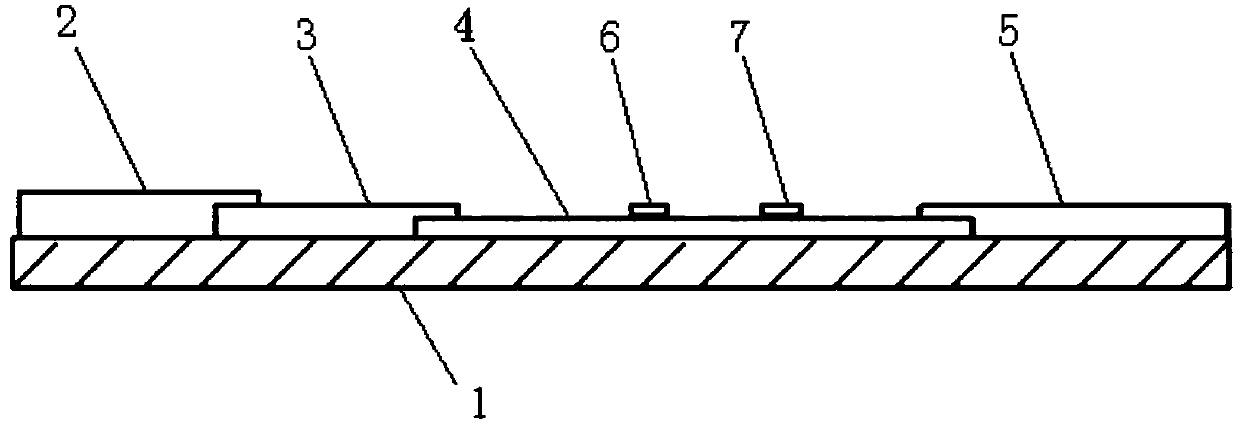 Quick quantitative determination card for canine parvovirus antibody and use method thereof