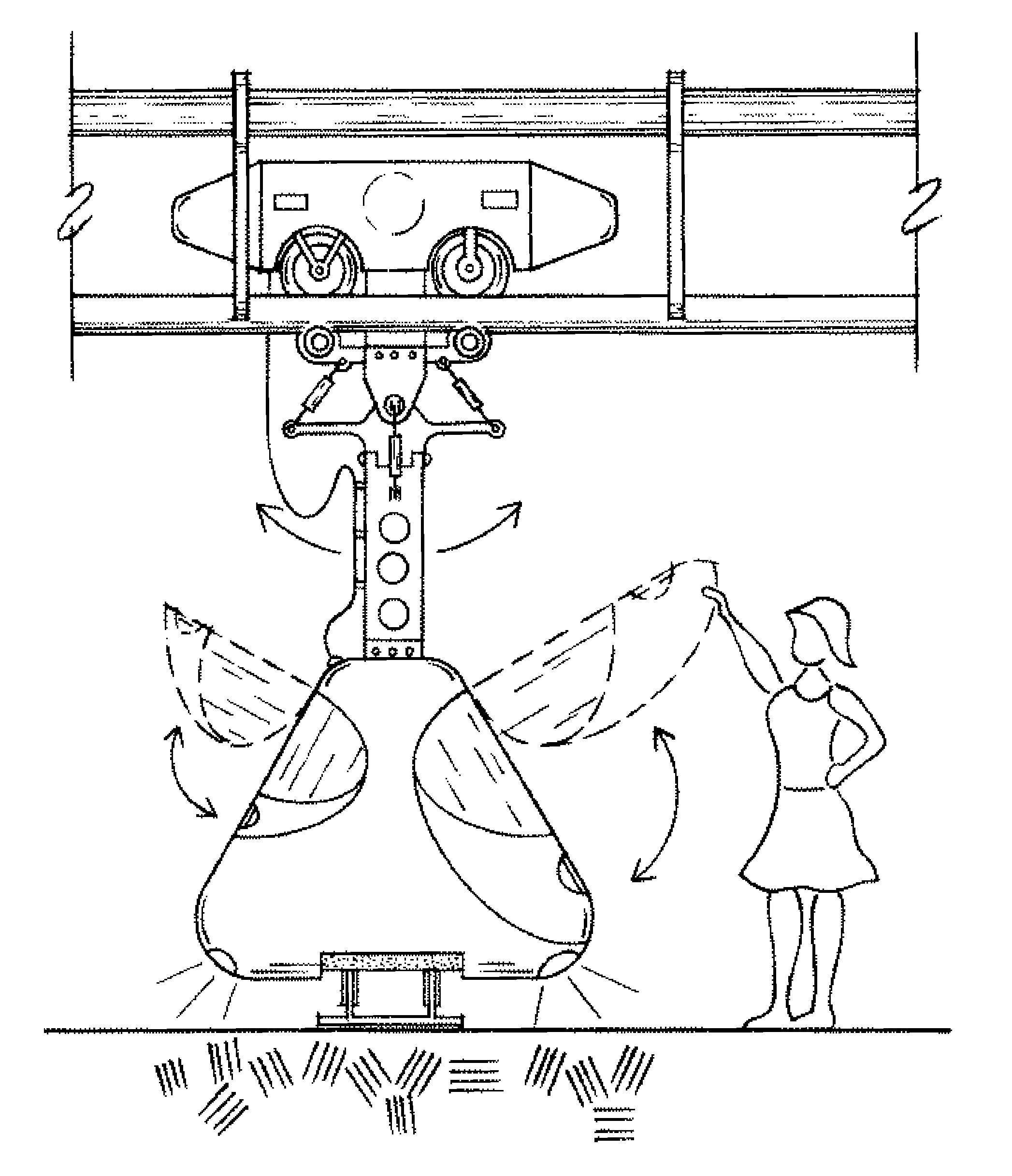 Overhead Suspended Personal Transportation and Freight Delivery Land Transportation System