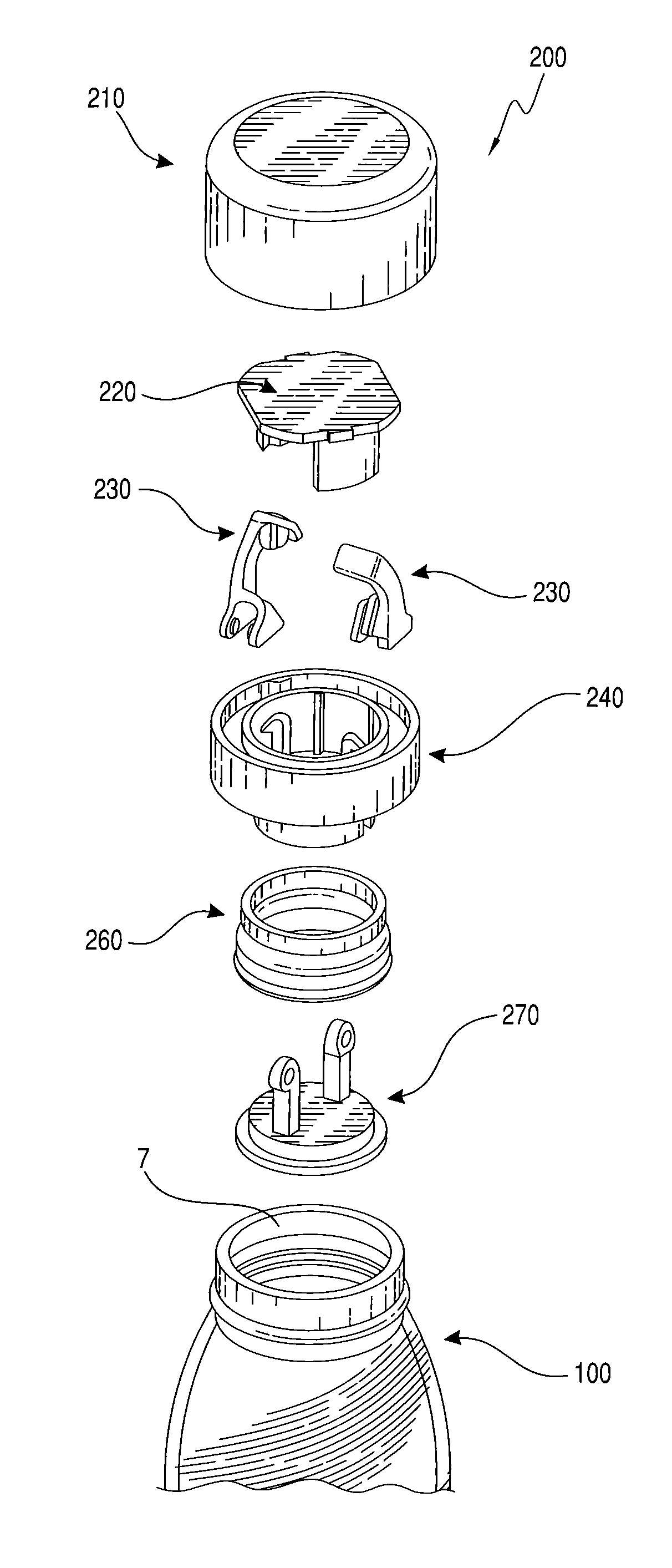 Push-On Twist-Off Bottle Closure