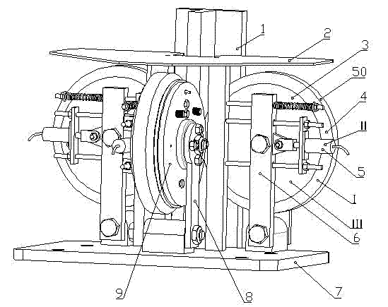 Elevator rolling guide shoe with brake function