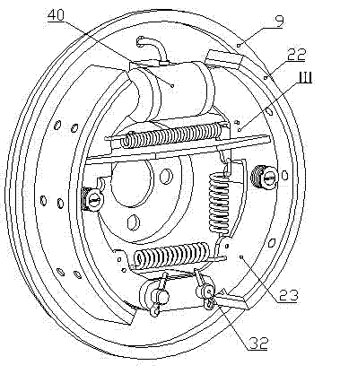 Elevator rolling guide shoe with brake function