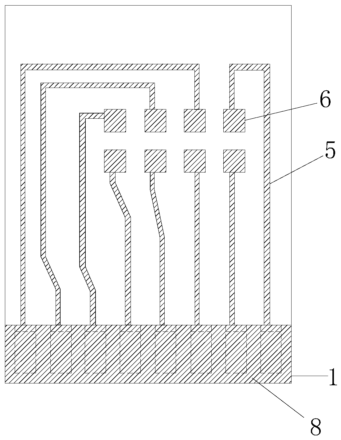 A leadless electroplating method based on finger joint pre-size