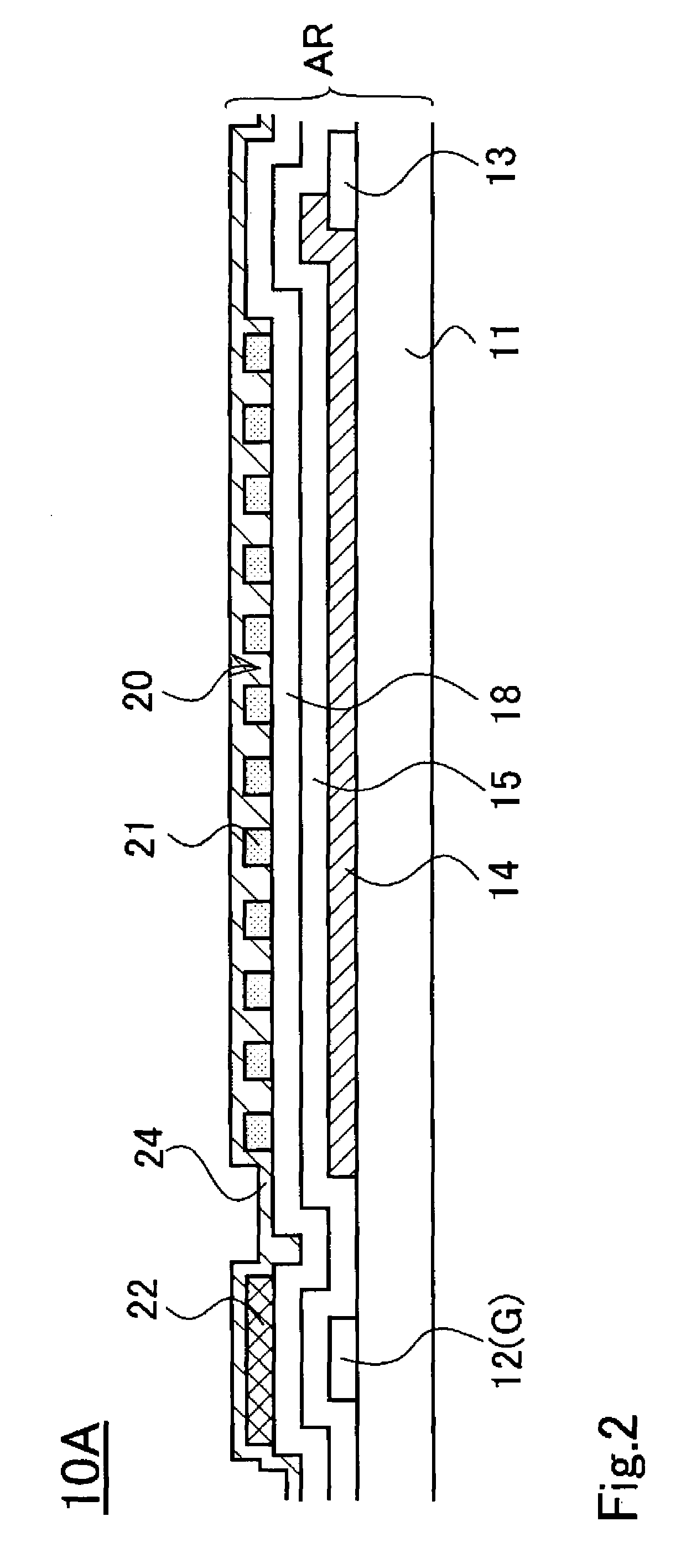 Transverse field type liquid crystal display panel