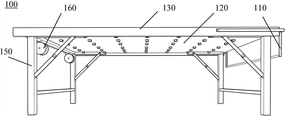 Application method of portable tile mechanical plastering device