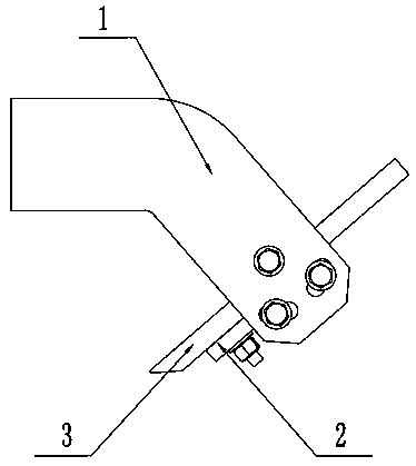 Side scraper structure convenient to mount and adjust