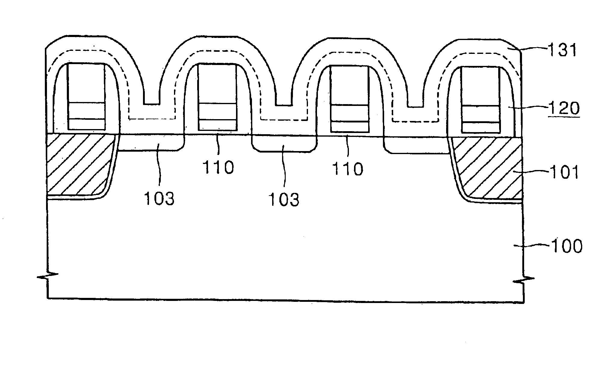Method for fabricating semiconductor device and forming interlayer dielectric film using high-density plasma