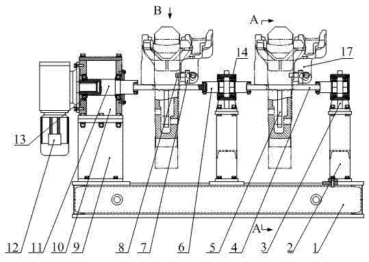 Vehicle coupler inner-cavity steel shot cleaner for railway vehicles