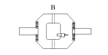 Vehicle coupler inner-cavity steel shot cleaner for railway vehicles