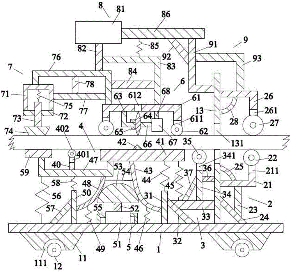 Cable peeling system with high automation degree in field of electric power