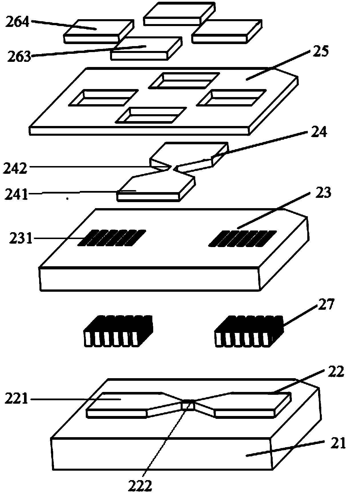 Electric initiating explosive device component with high safety and low energy consumption