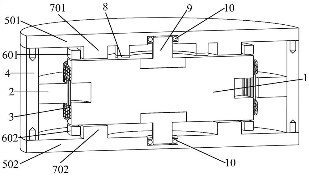 Stator hybrid excitation flywheel energy storage motor