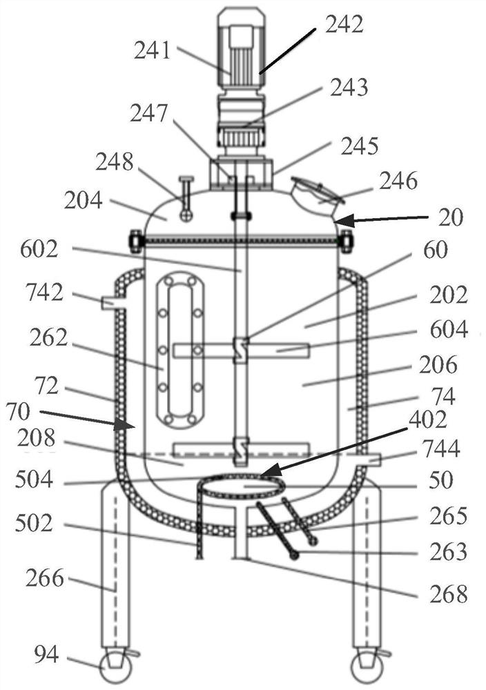 Vortex oxygenation type fermentation device