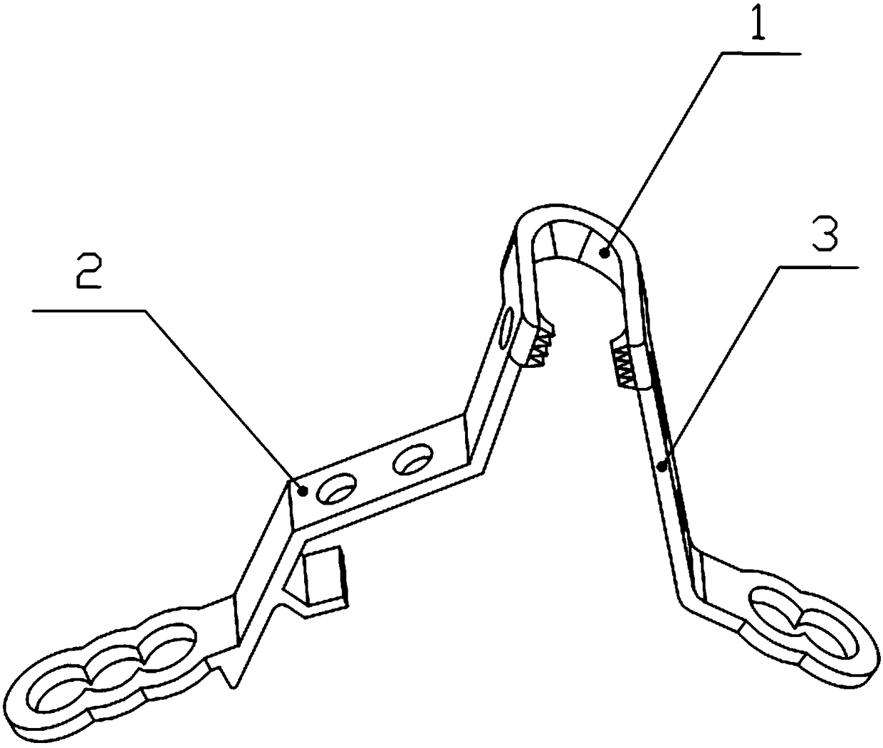 Posterior cervical plate