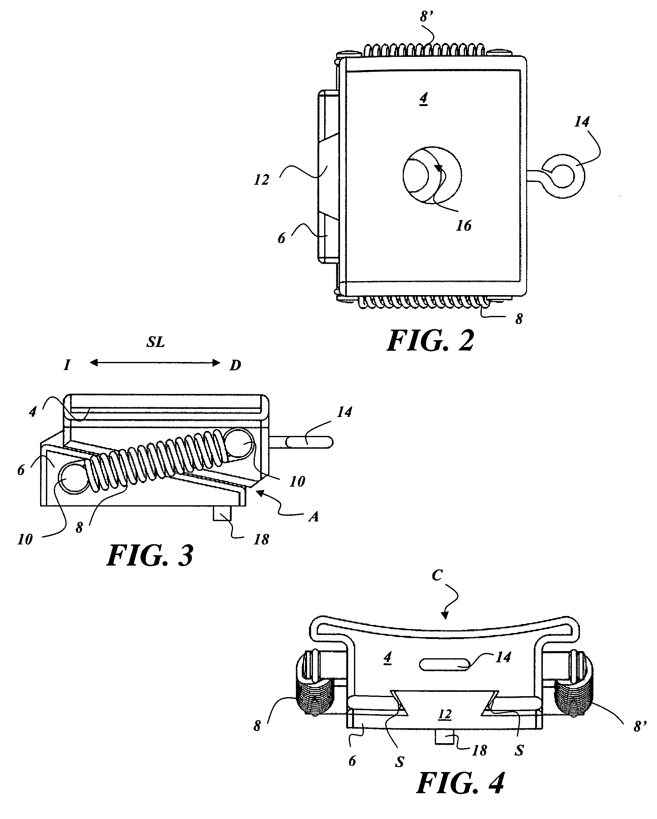 Self-adjusting wedge bumper