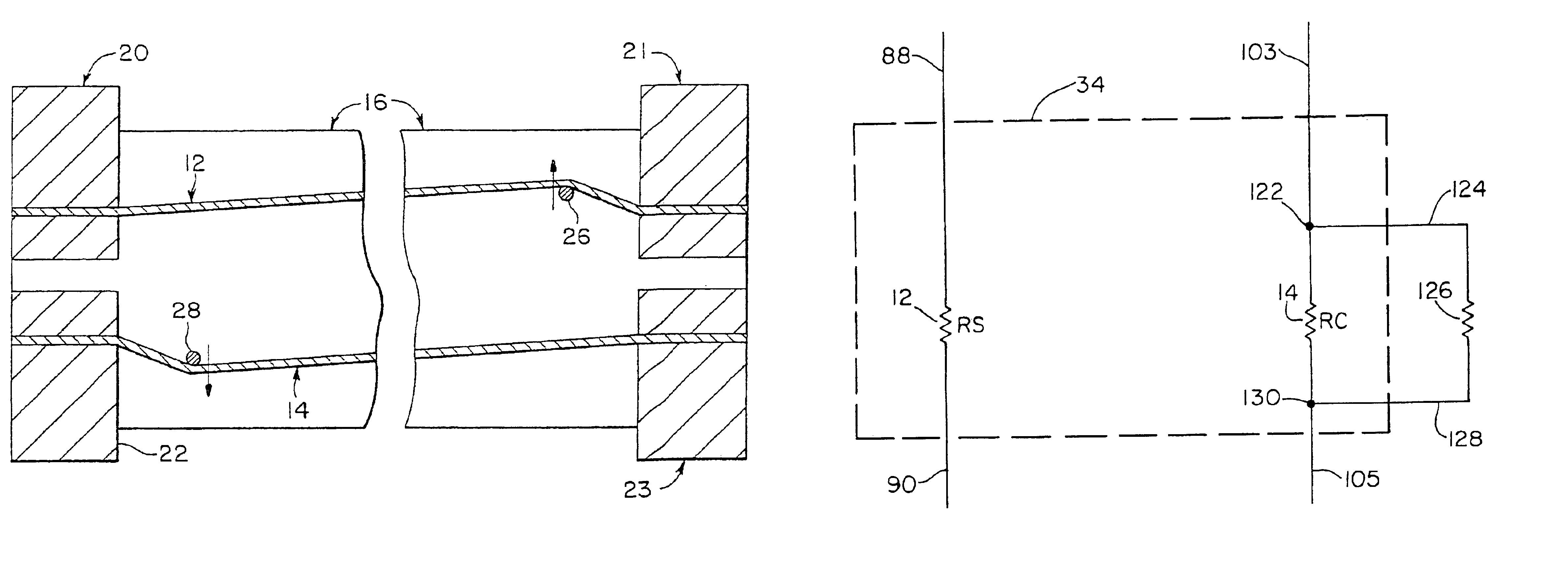 Apparatus and methods for heat loss pressure measurement