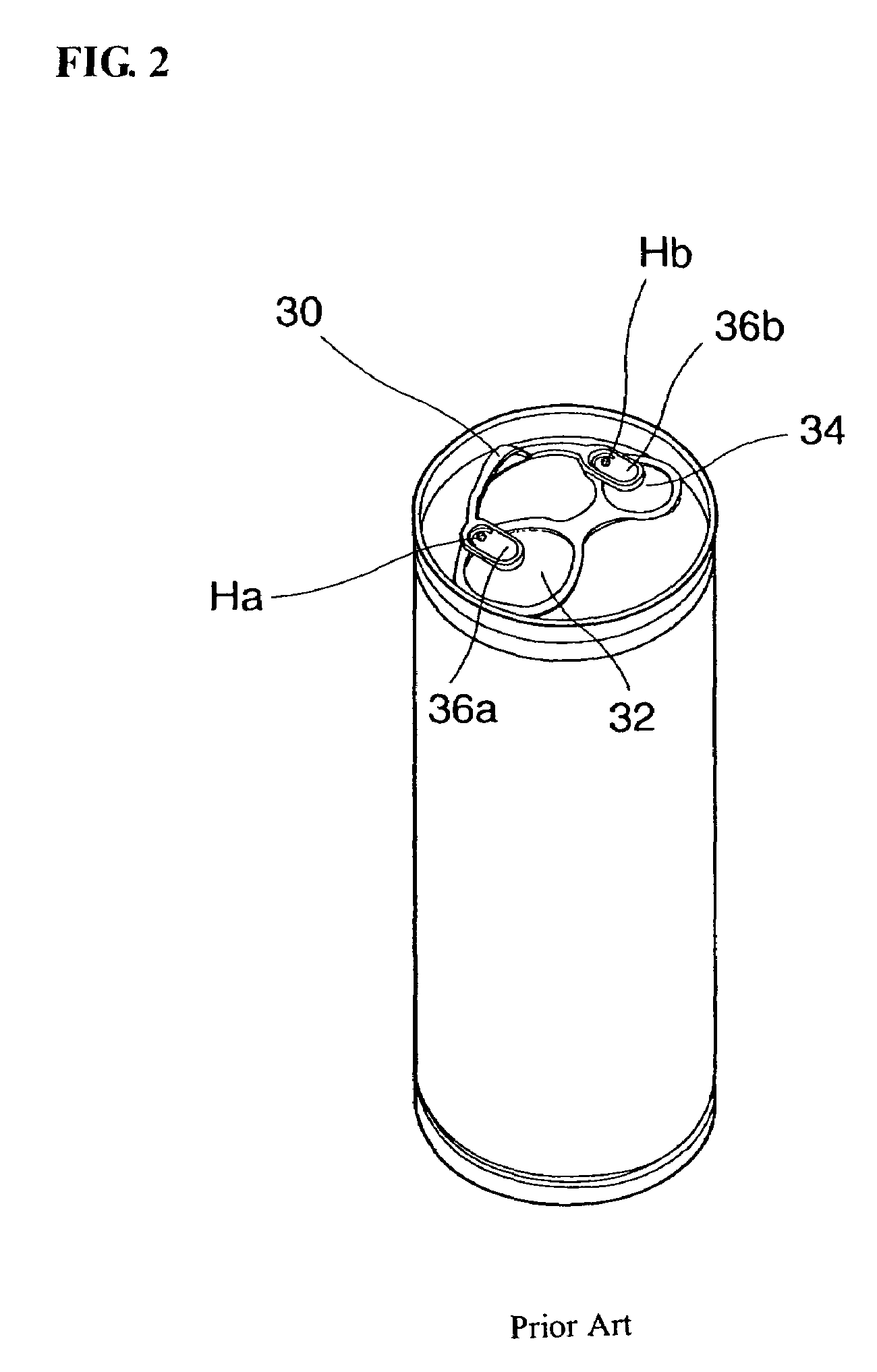 Opening device for can