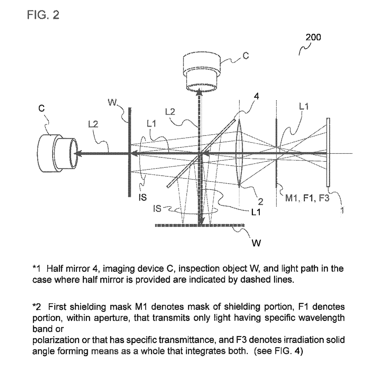 Lighting device for inspection and inspection system