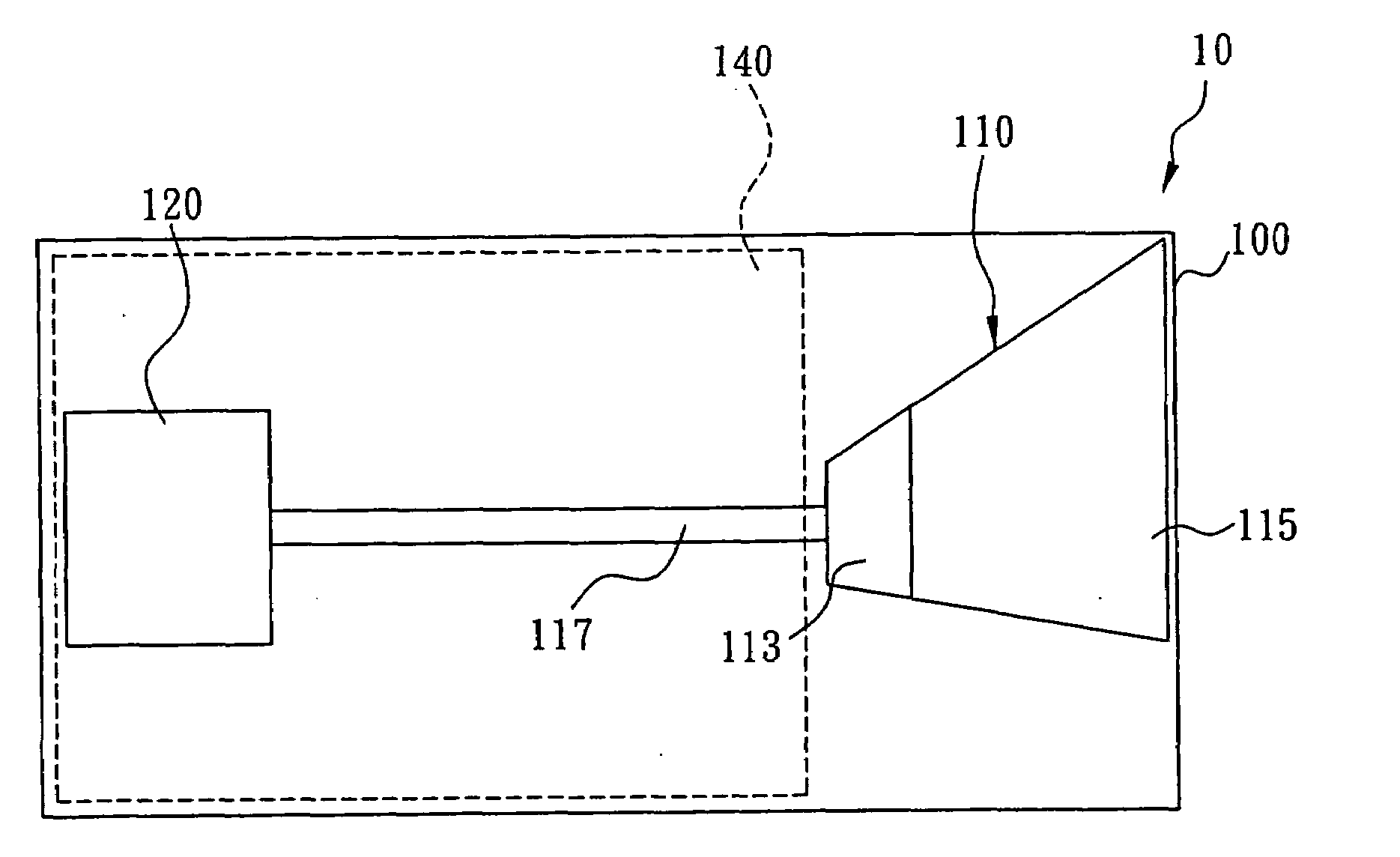 Pendulum-shaped microstrip antenna structure