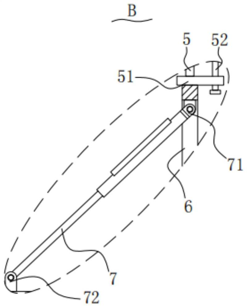 Surgical instrument for thoracoscope