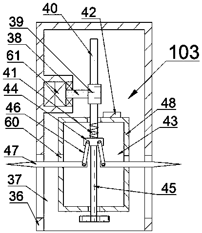 Waste water stop dissembling device for bridge expansion joint