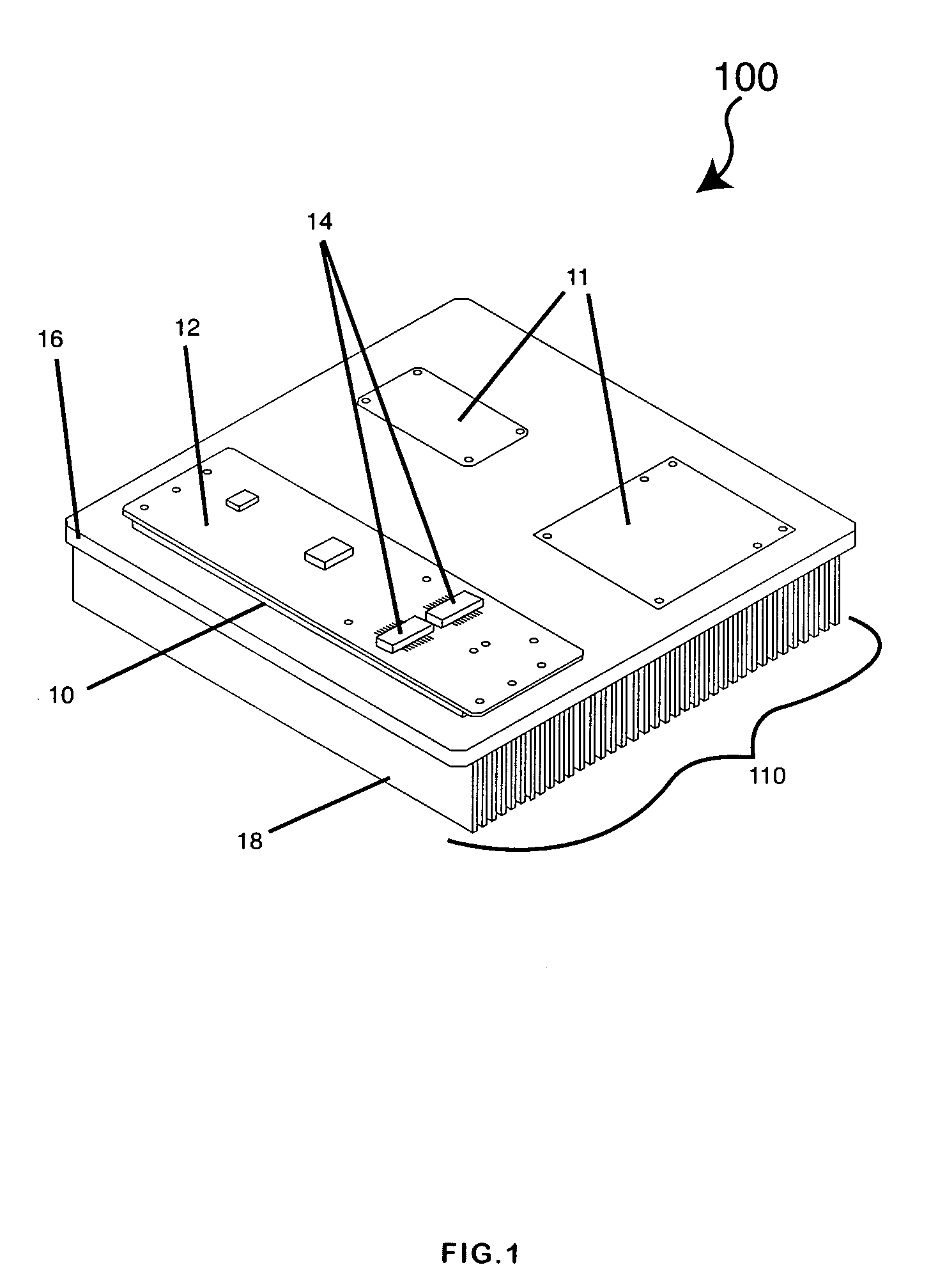 RF power amplifier assembly with heat pipe enhanced pallet