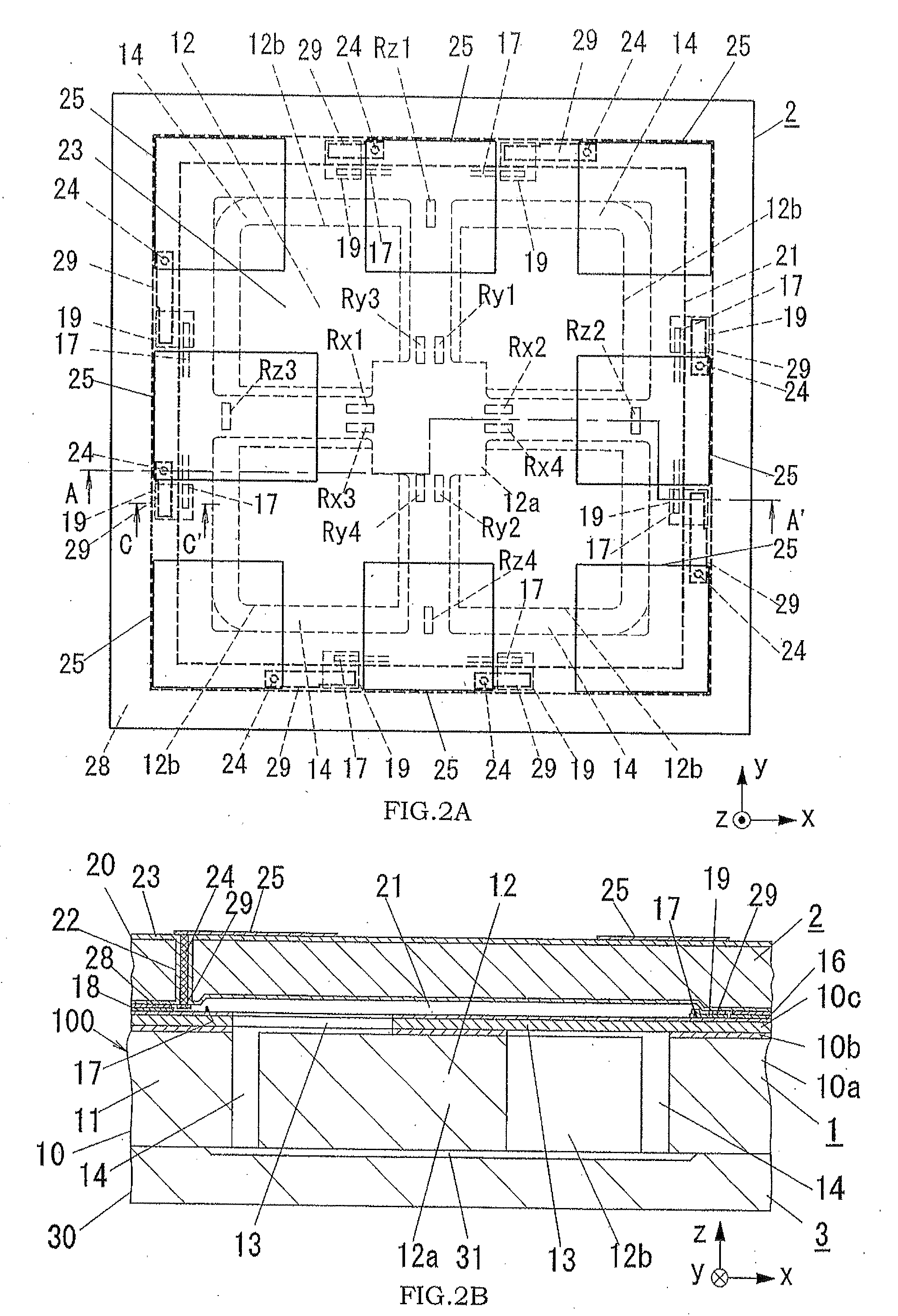 Sensor device and production method therefor