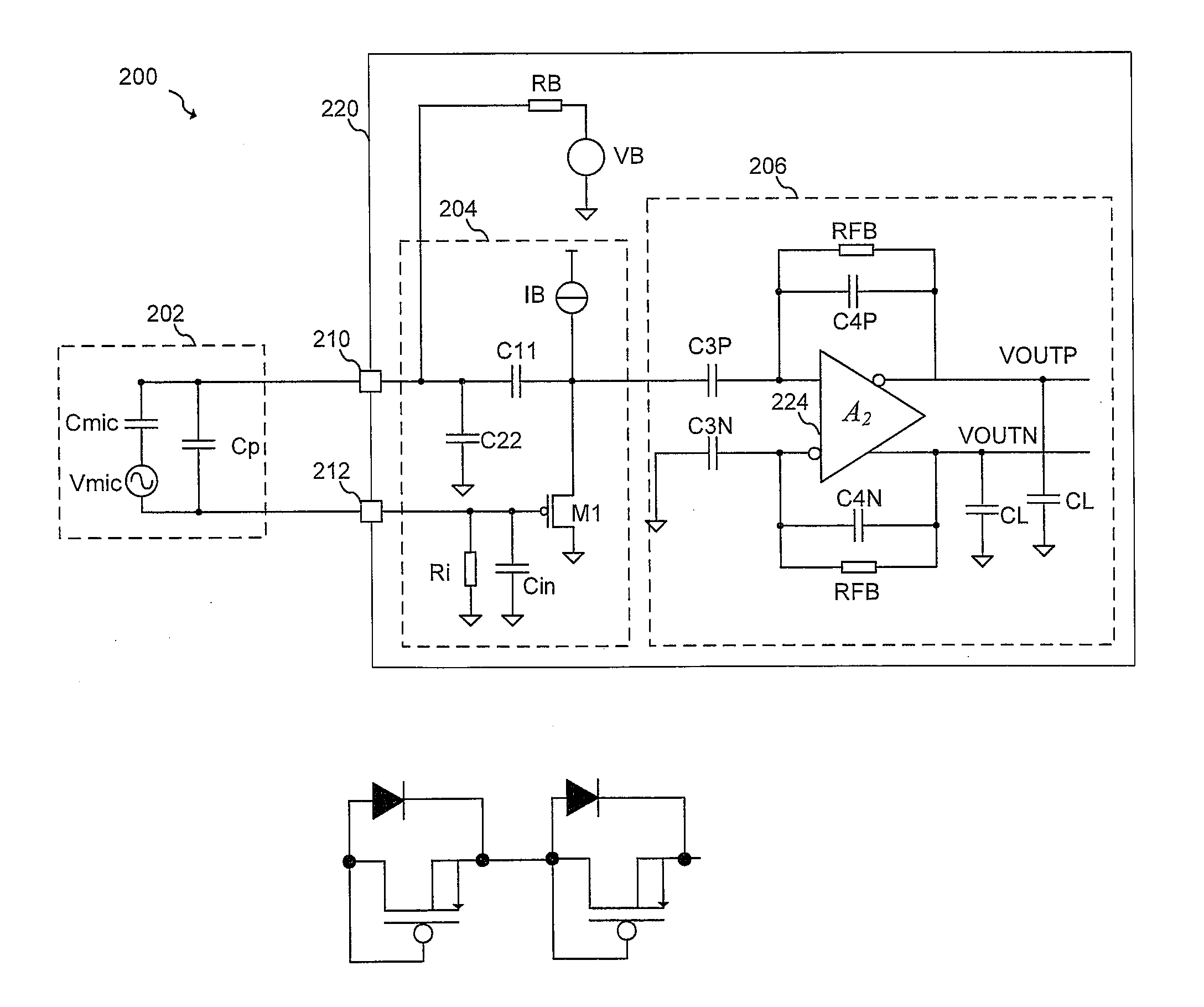 System and Method for Capacitive Signal Source Amplifier