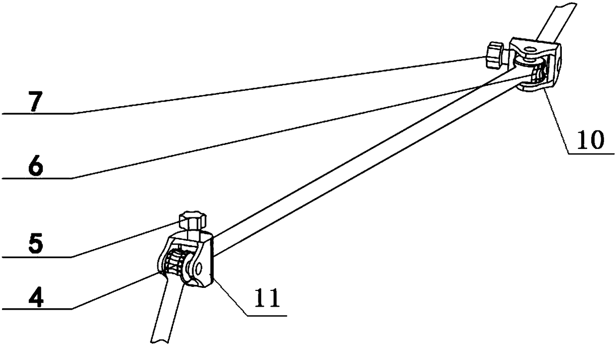 A spatial multi-degree-of-freedom surgery auxiliary arm mechanism