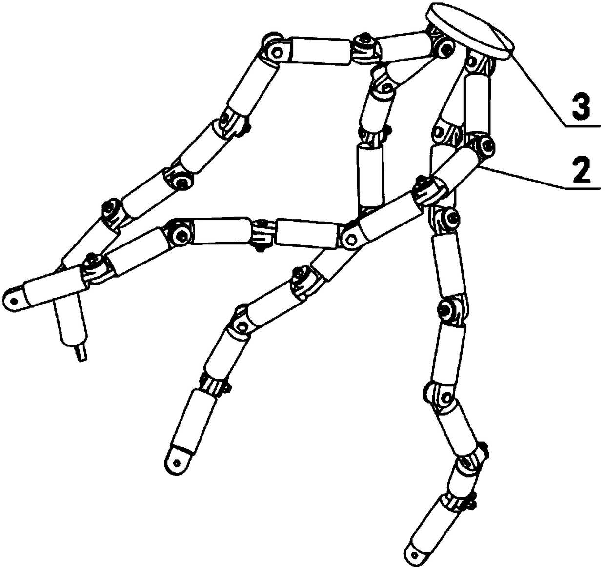 A spatial multi-degree-of-freedom surgery auxiliary arm mechanism