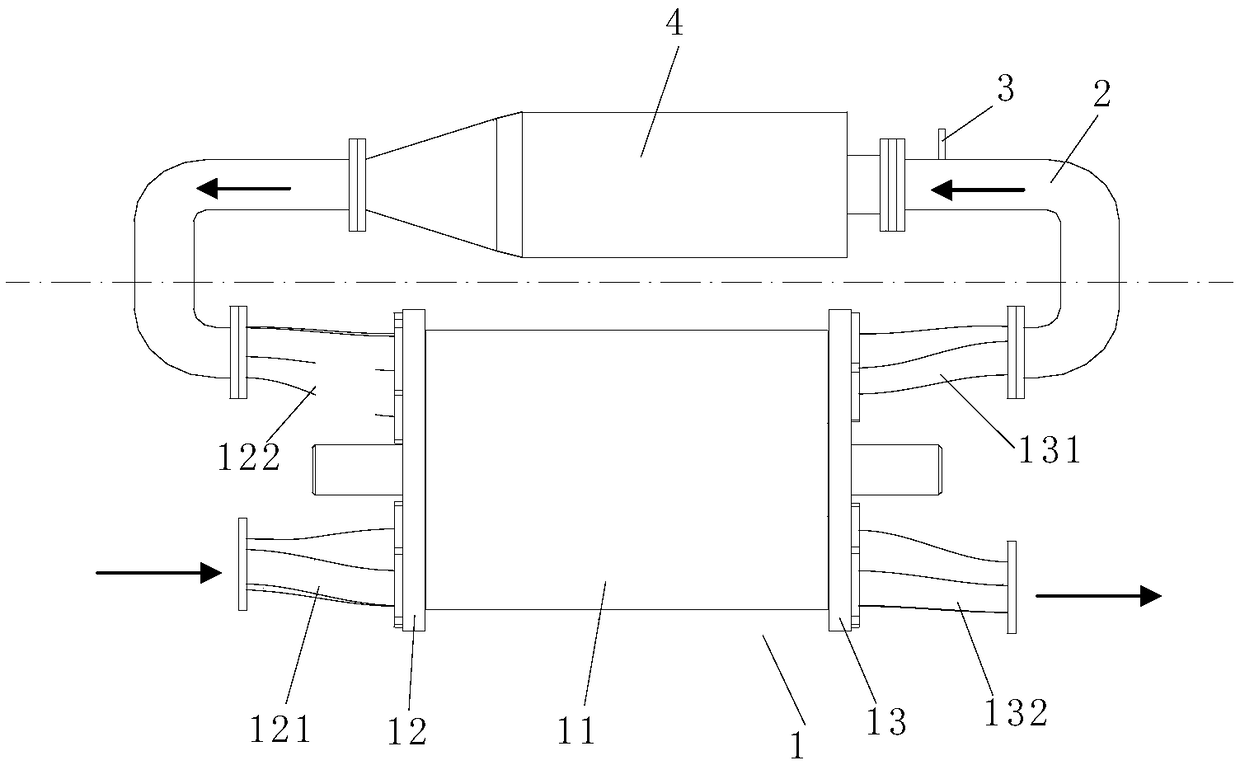 A high-efficiency and low-pollution core machine