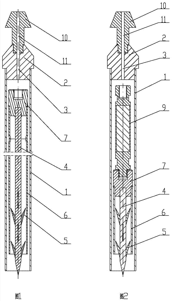 Steel wire fish catcher through variable diameter pipe string