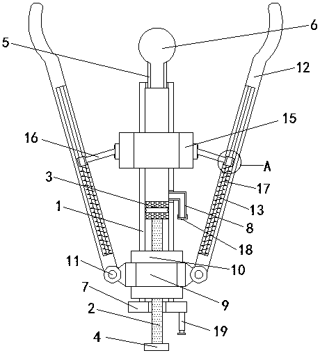 Delivery-type medicine-feeding device used for gynecology department