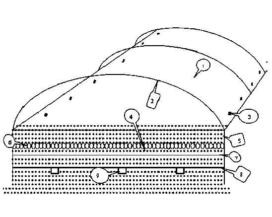 Method for cultivating sweet potato seedlings through hotbed