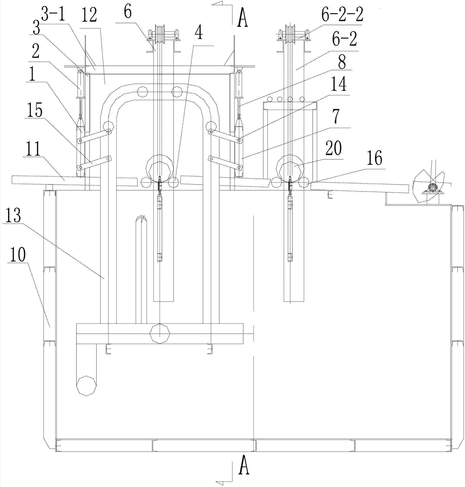 Spray quenching unit