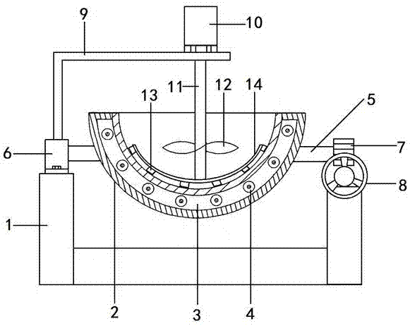 Herbal medicine roasting device