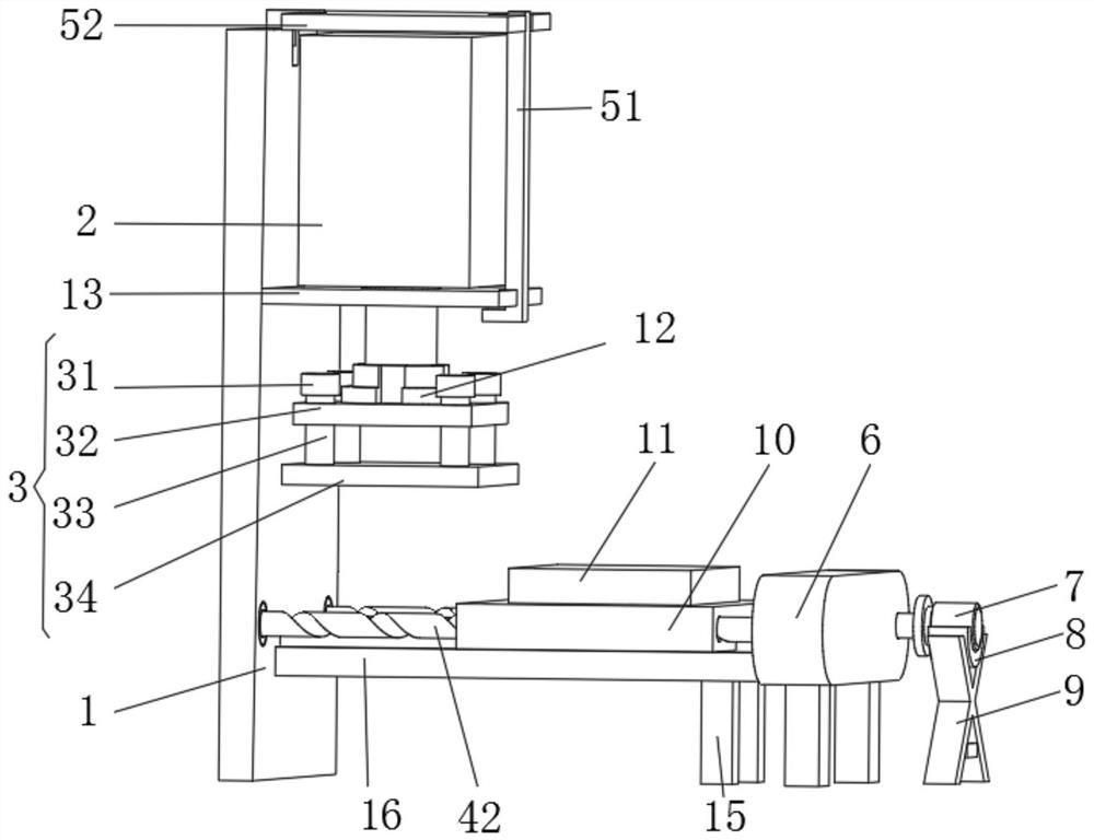 Reciprocating film pressing device for rubber diaphragm