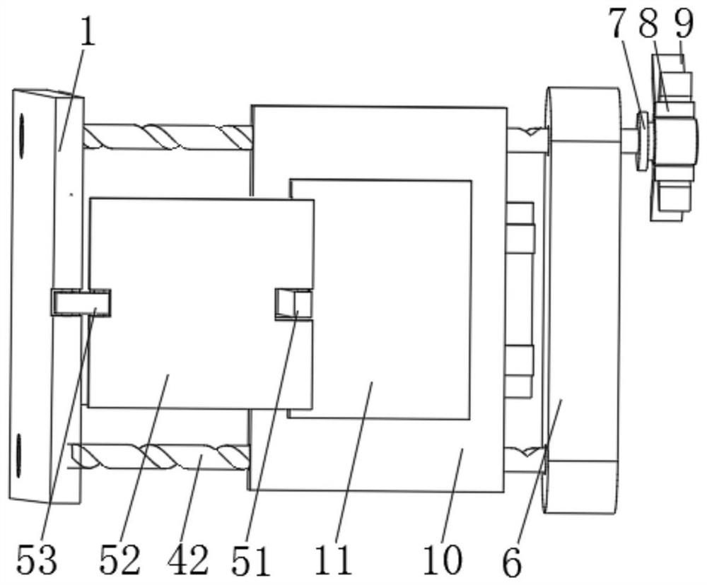 Reciprocating film pressing device for rubber diaphragm