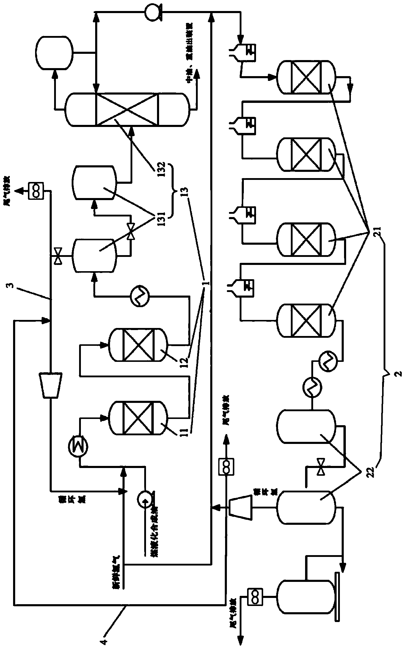 Hydrogenization reforming system, hydrogenization reforming process, and aromatic products of coal liquefaction full distillate