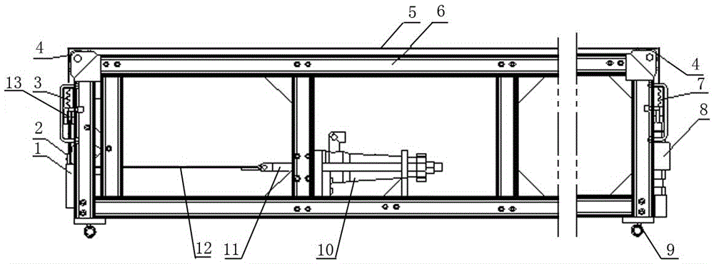 Construction method for reinforcing T-beam through partially-bonded prestressed FRP